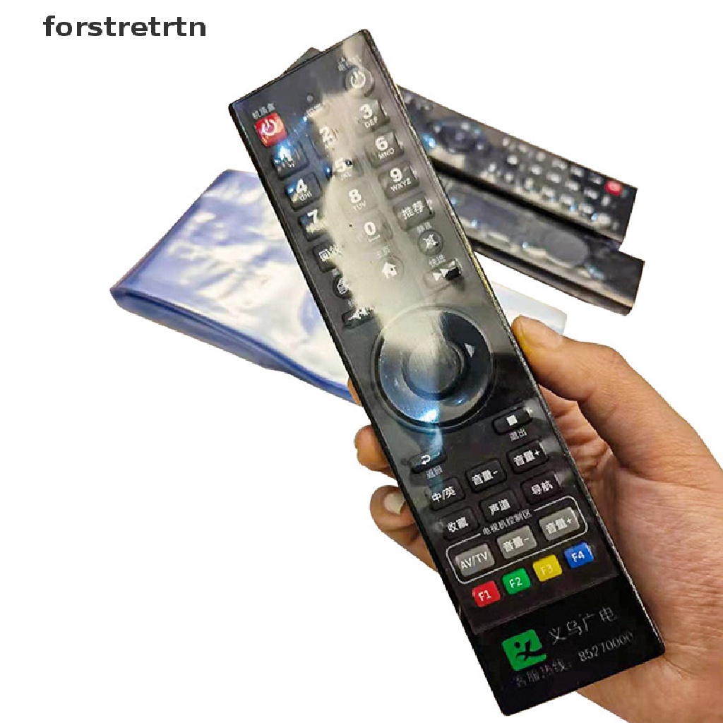 Set 10 Tấm Phim Nhựa Trong Suốt Co Giãn Chống Bụi Bảo Vệ Cho Điều Khiển TV / Máy Lạnh