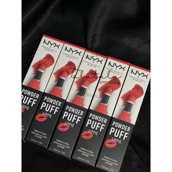 💄💄💄 SON KEM NYX Puff LIPPIE POWDER LIP CREAM 12ml