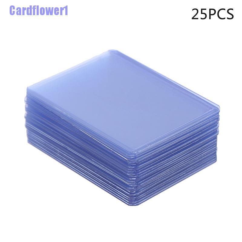 Set 25 Túi Đựng Thẻ Bằng Nhựa PVC Trong Suốt Siêu Mỏng 35PT