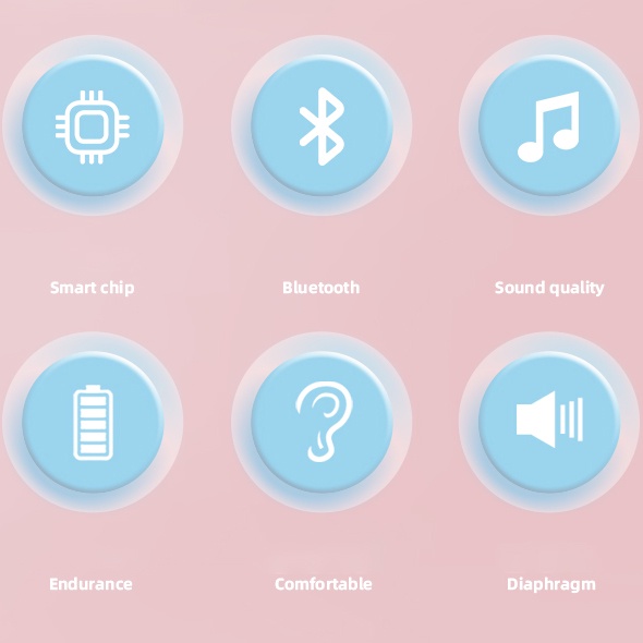 Tai nghe Bluetooth 5.3 không dây chống ồn có mic LK-21 phong cách thể thao Disney