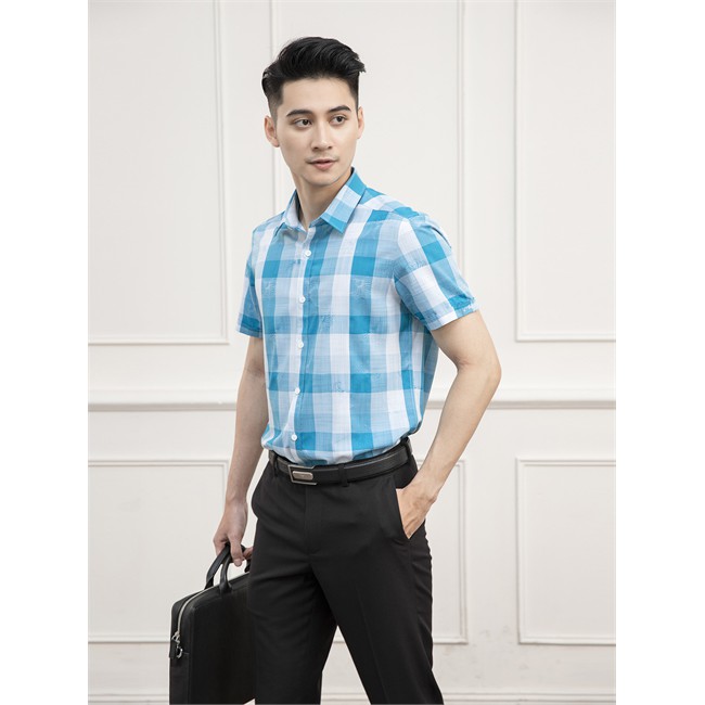 ÁO SƠ MI NGẮN TAY NAM ARISTINO ASS163S1