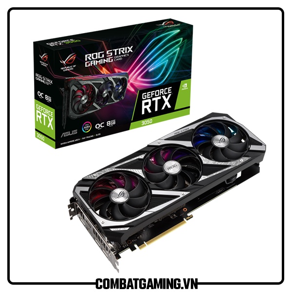 Card Màn Hình Asus ROG Strix RTX 3050 Gaming OC 8GB