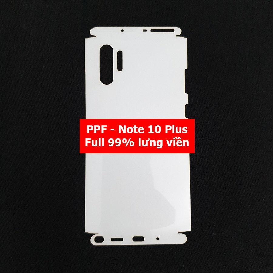 (2 mặt) Bộ PPF full body Note 10 Plus