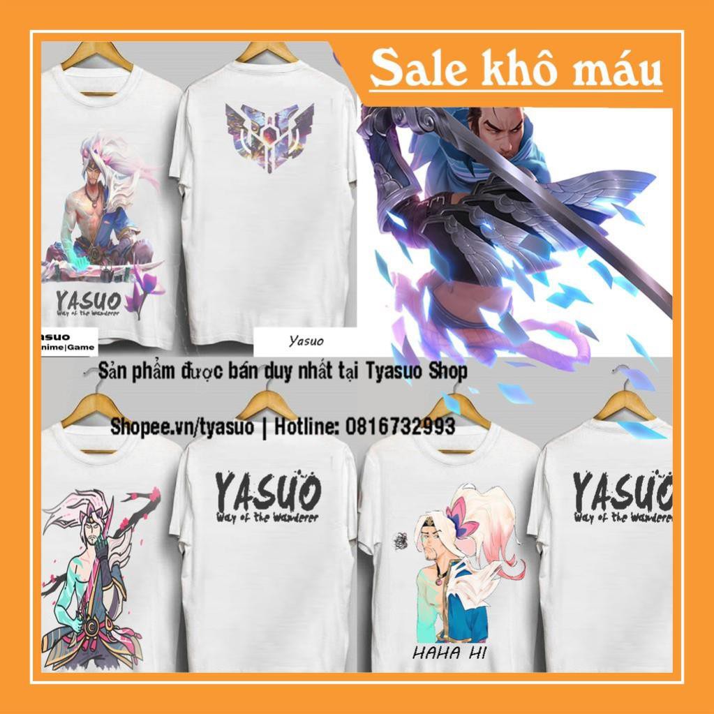 SALE- Áo Yasuo Anh Hùng Lãng Kiếm Nhiều Hình | Áo Liên Minh yasuo Tay Ngắn