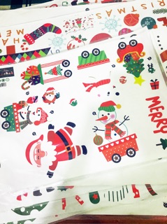 Decan dán trang trí Noel