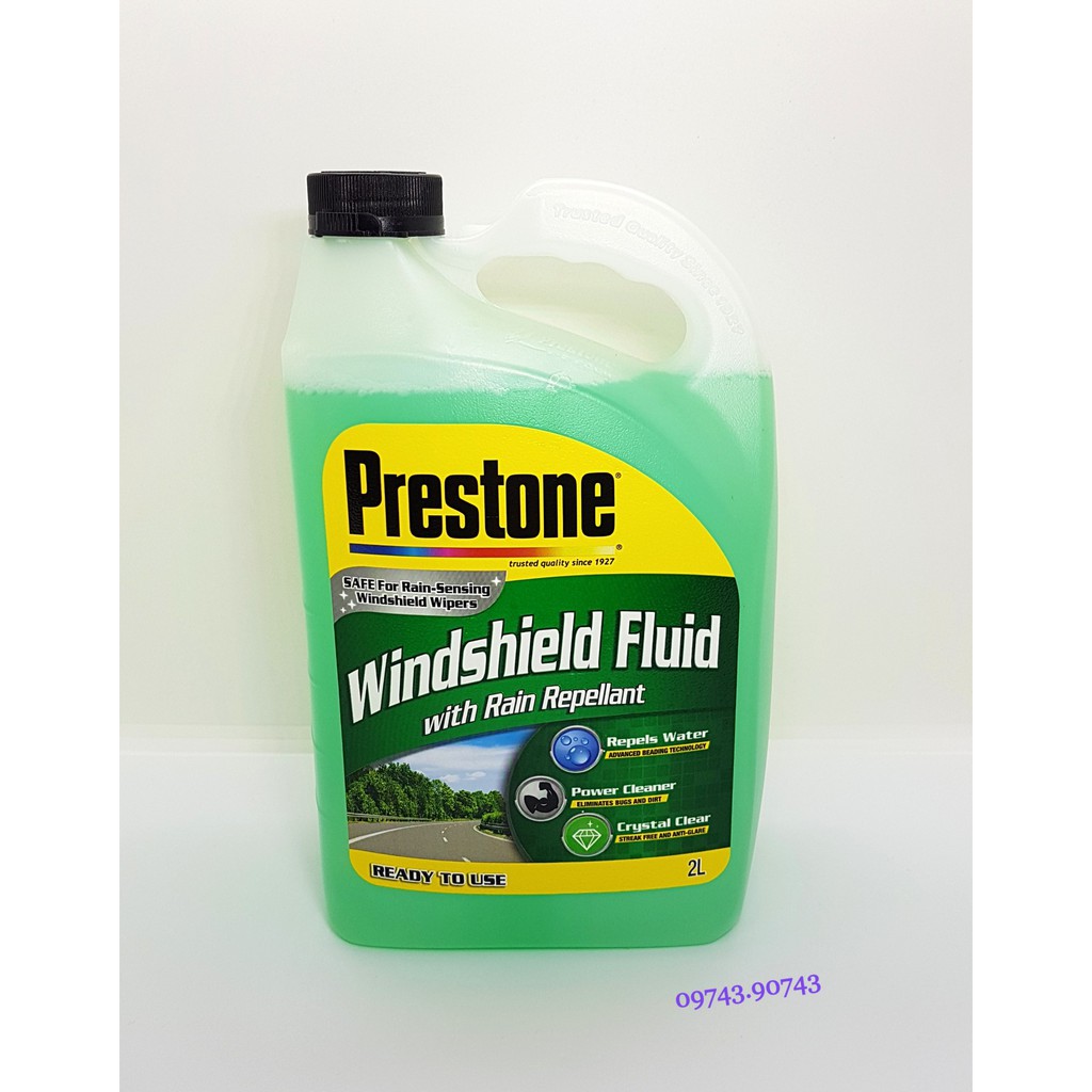 Nước Rửa Kính Ô Tô Prestone Windshield Fluid USA-2Lít