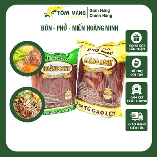 Bún Phở Miến Hoàng Minh Ăn Kiêng Healthy Eatclean Tiểu Đường Thực Dưỡng Gym Túi 500g và 250g - Tôm Vàng