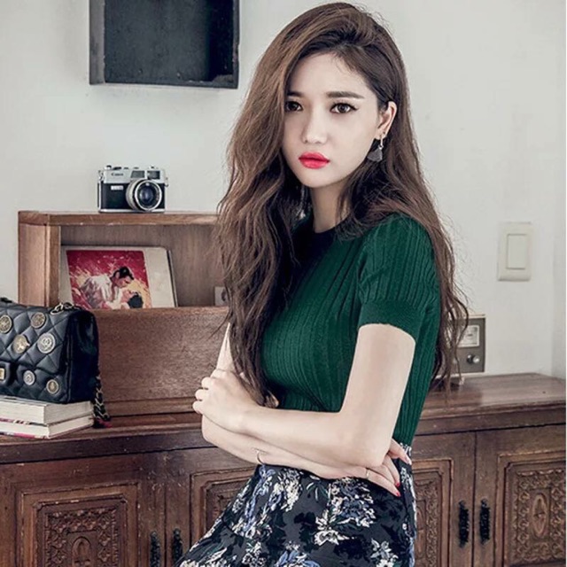 Áo len gân