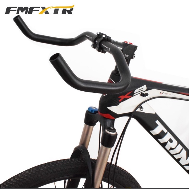 Ghi đông sừng trâu tay lái sừng trâu cho xe đạp thể thao 25.4mm