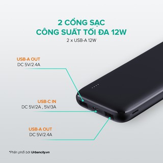 Sạc Dự Phòng Aukey PB-N73 10000mAh