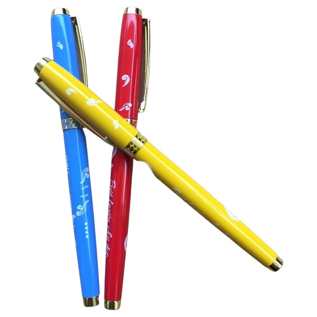 Bút máy deli Q897 - Bút luyện viết chữ đẹp - Bút mực ( Sẵn ngòi mài thanh đậm )