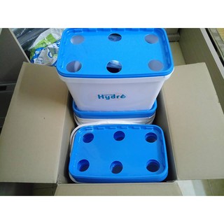 Bộ 10 thùng trồng thủy canh cho RAU ĂN LÁ HOPTRI GROWBOX LEAFTY KIT 10 - TẶNG 2 CẶP HYDRO LEAFY