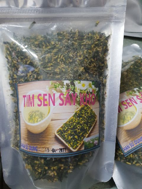 Tim sen sấy khô loại 1 -250g date 2022