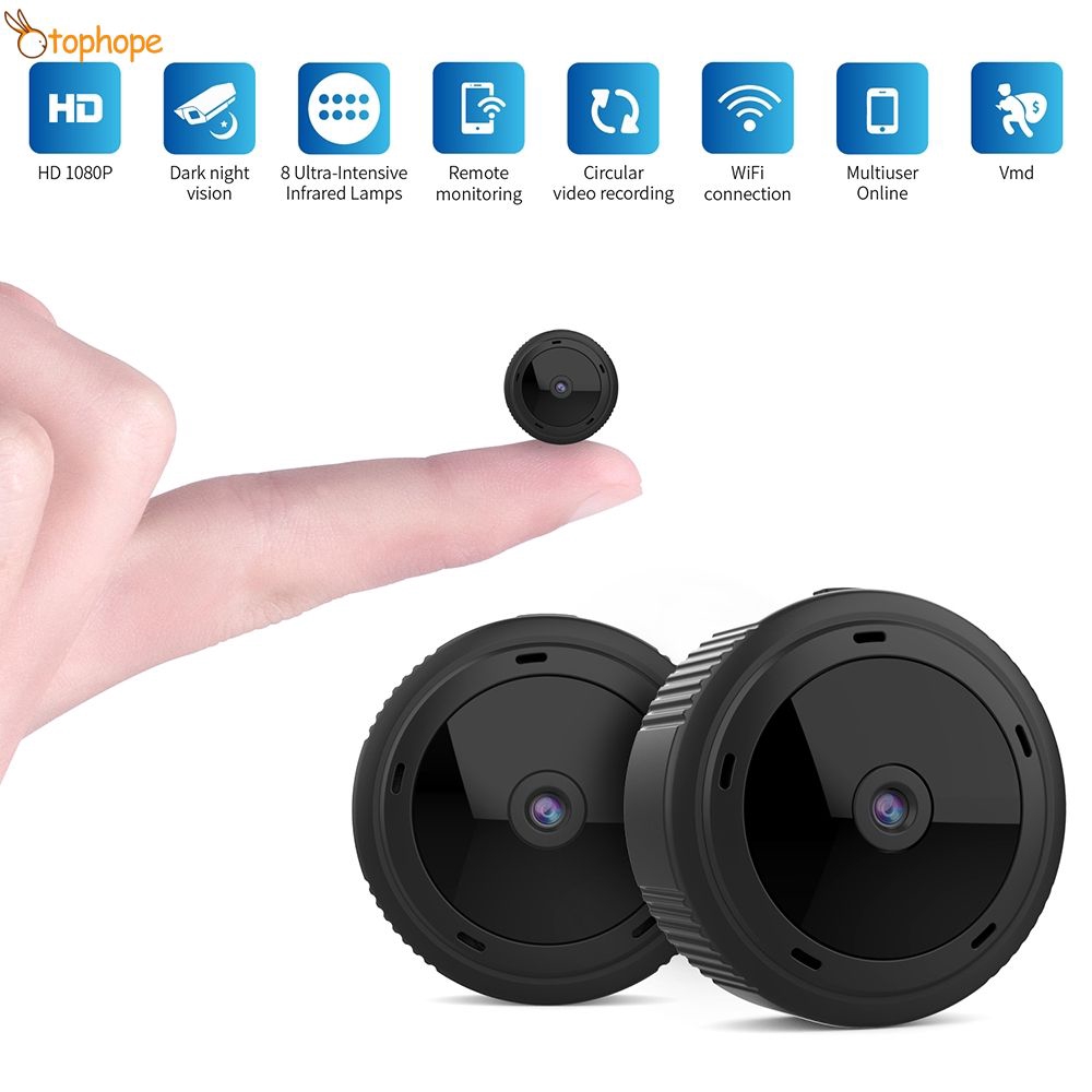 Camera Giám Sát W-10 Mini 1080P HD Kết Nối WiFi Kèm Phụ Kiện | BigBuy360 - bigbuy360.vn
