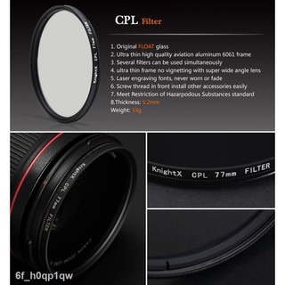 Trợ Giá Bộ Lọc Ống Kính Máy Ảnh 3 Trong 1 Cpl + 10 Macro + 62mm 67mm 72mm 77mm
