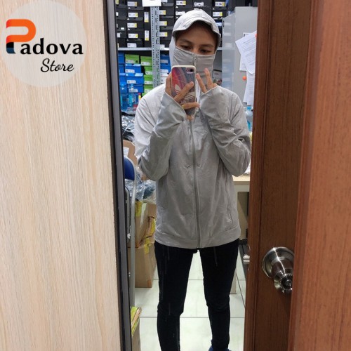 Áo Chống Nắng Nam LV – 3D vải co giãn logo dập vân nổi, trùm kín đầu, che kín mặt thay khẩu trang cực tốt PADOVA – PV01 | BigBuy360 - bigbuy360.vn