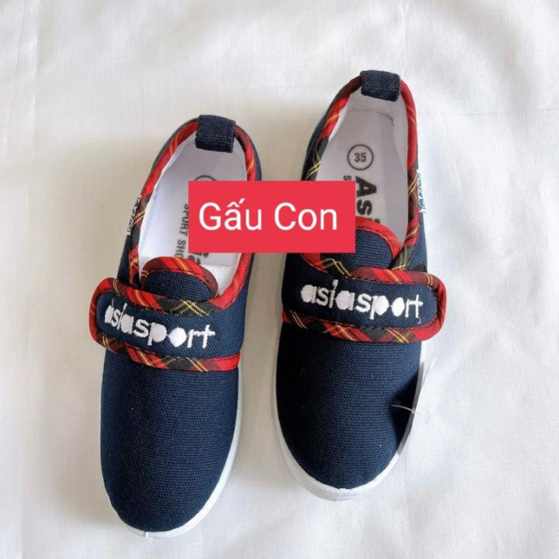 Giày Thể Dục Xé Dán chất liệu vải quai xé Asia dùng cho học sinh tập  thể thao