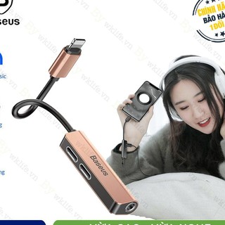 BỘ CHIA BASEUS L52 LIGHTNING RA 2 LIGHTNING + 3.5MM