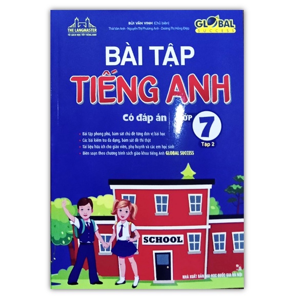 Sách - Bài tập tiêng anh 7 có đáp án - Tập 2 ( Mới )