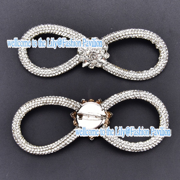 1604082 Cài Áo Hình Hoa Đính Đá Kim Cương / Kim Cương Giả / Nơ / Kính / Giày Dép Phong Cách Hàn