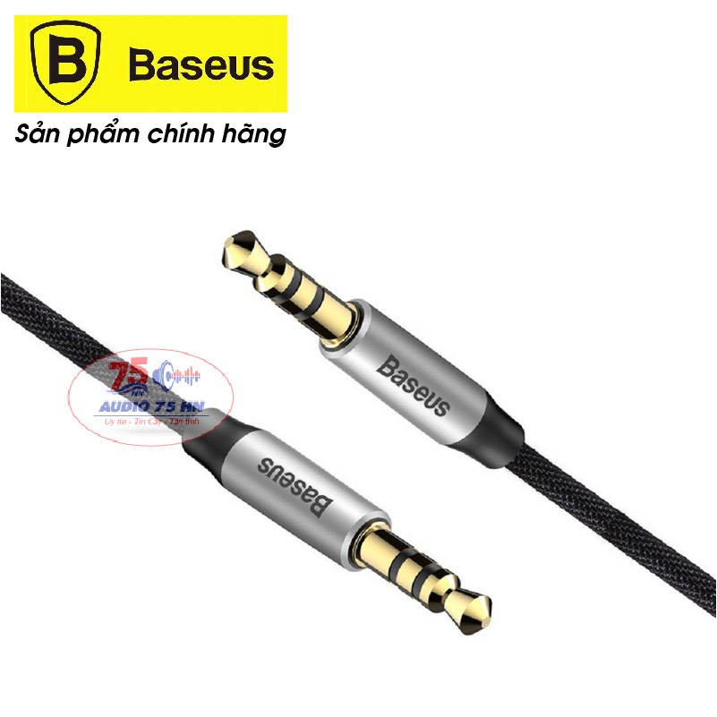 {CHính hãng} Cáp Aux Audio 3.5mm Baseus M30 - Dây cáp âm thanh 3.5 chất lượng cao dài từ 0.5M-1.5M