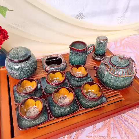 Bộ ấm chén uống trà Gốm Ngô Gia