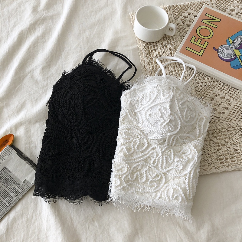 Áo lót ngực dạng bra cotton co dãn phối ren mềm mại quyến rũ cho nữ OTIS - 20021