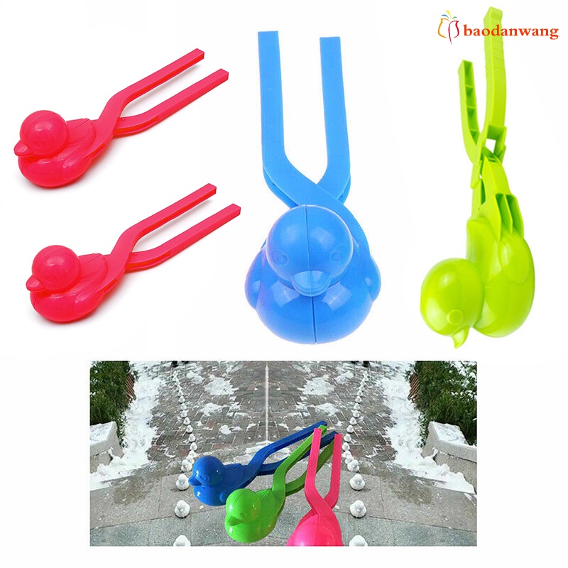 Đồ chơi khuôn nặn bóng tuyết hình chú vịt đáng yêu cho bé