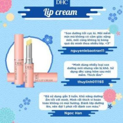 Son Dưỡng Môi Nhật Bản DHC Lip Cream 1,5g