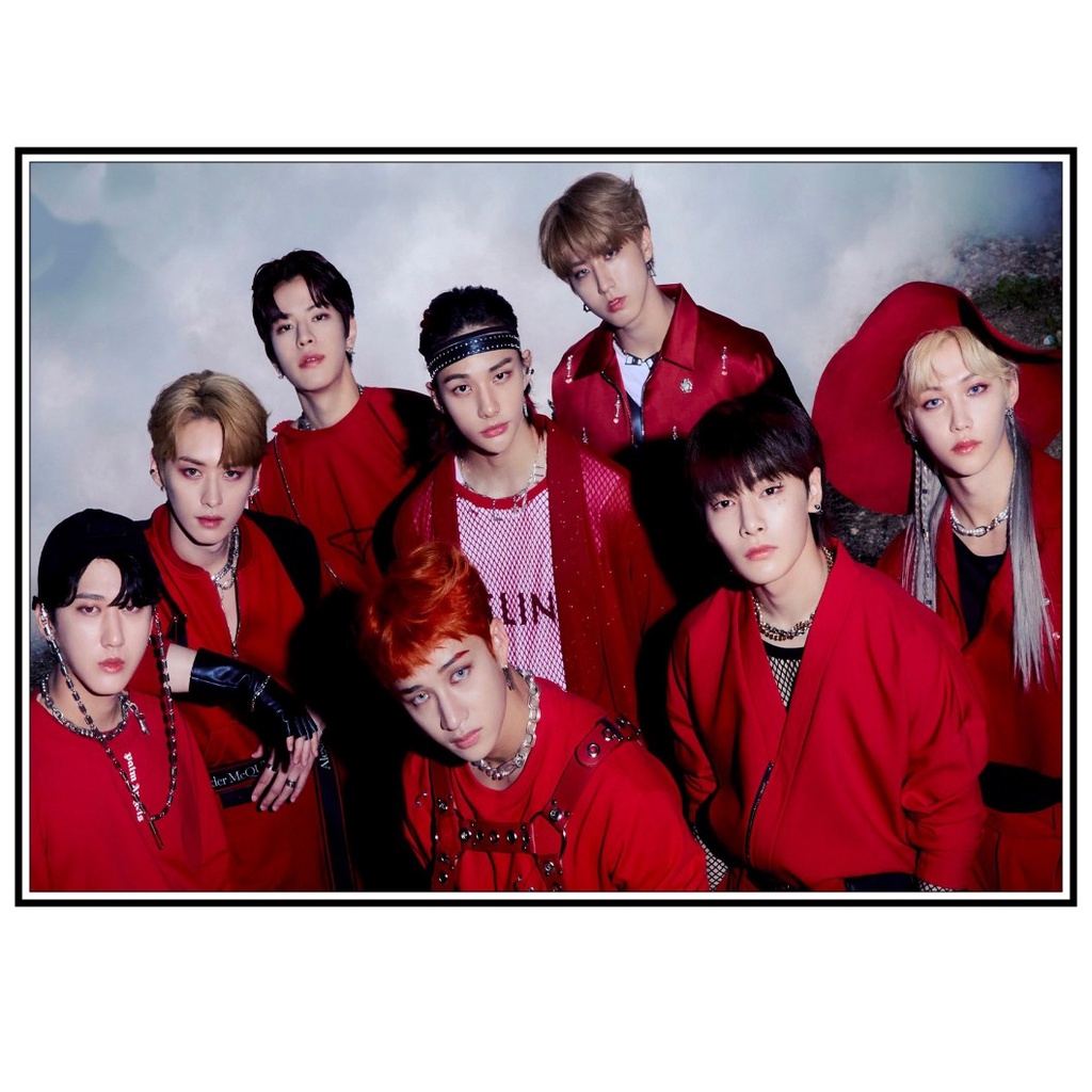 Poster Khổ 42X30cm  A3  In Hình Trẻ Em stray kids