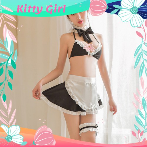 Cosplay Maid Hầu Gái Dễ Thương Set Đủ Phụ Kiện CO12 | BigBuy360 - bigbuy360.vn