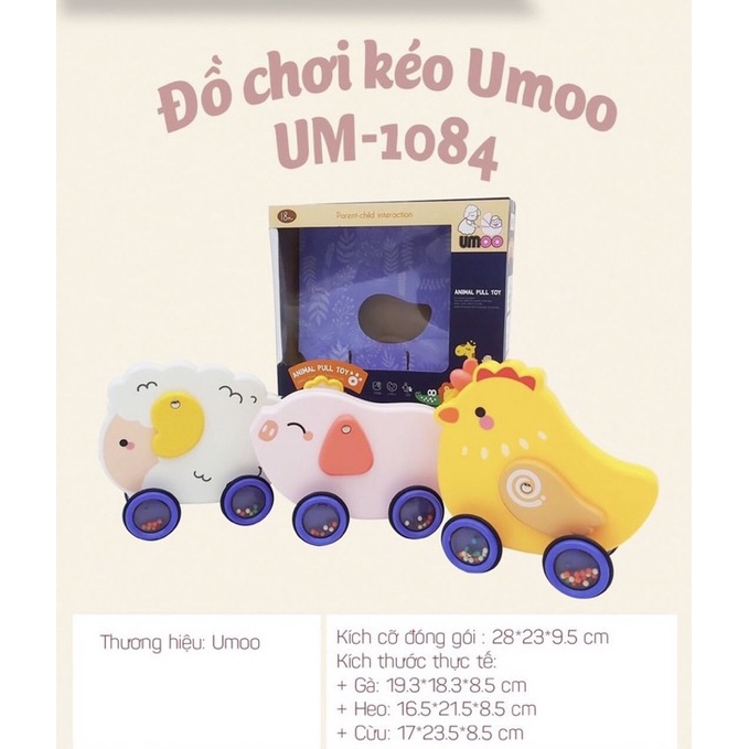 Đồ Chơi Dây Kéo Em Bé Umoo UM 1084