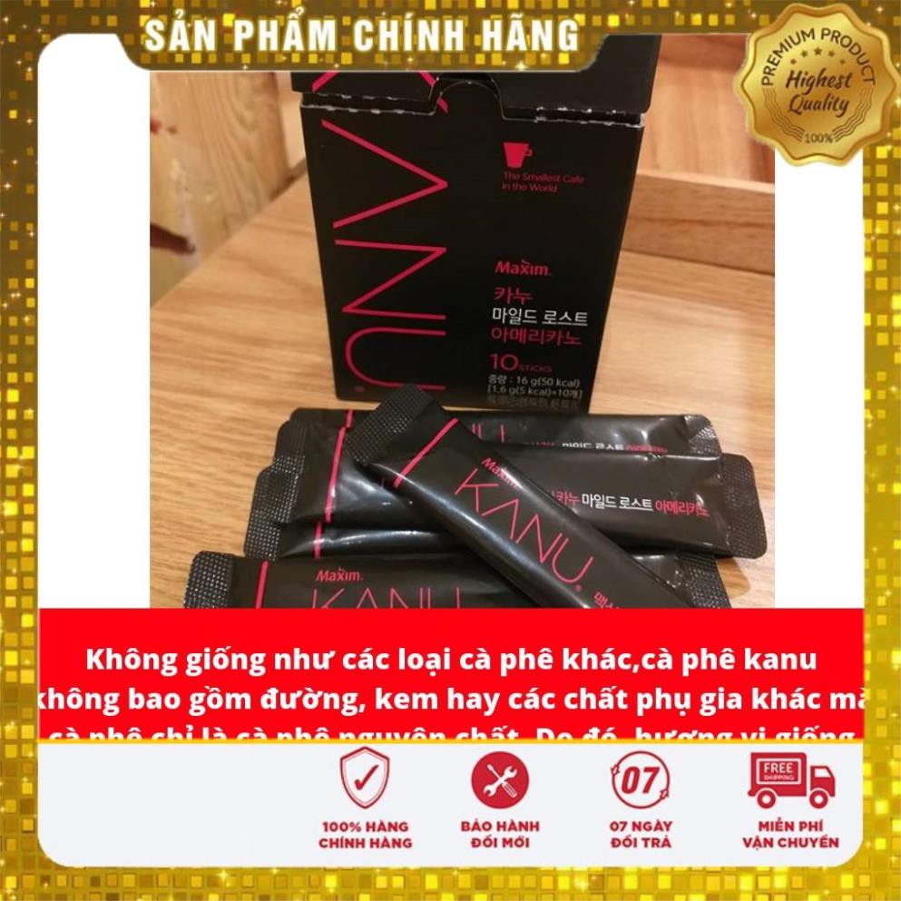 💥 ⚡ SẢN PHẨM CHÍNH HÃNG   CÀ PHÊ HÒA TAN MILD ROAST AMERICANO KANU MAXIM HÀN QUỐC HỘP 16G | BigBuy360 - bigbuy360.vn
