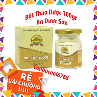 Láng mịn da sạch mụn Bột Rửa Mặt An Dược Sơn 150gr