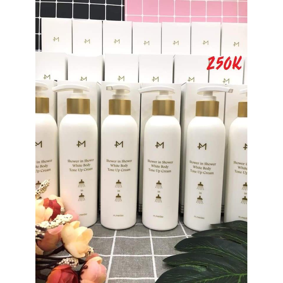 Sữa tắm truyền trắng m.meiday Jw in Shower White Body Tone Up Cream 200ML | BigBuy360 - bigbuy360.vn