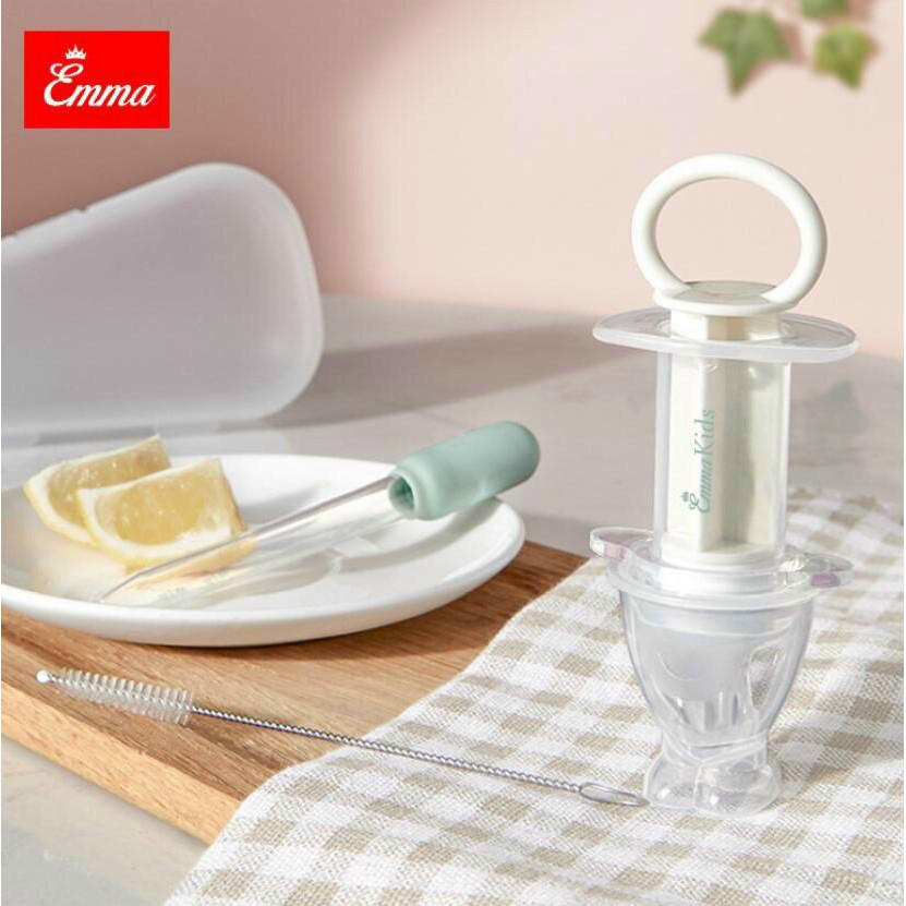 Emmakids. Dụng cụ cho bé uống thuốc 4 chi tiết (có chia ml)