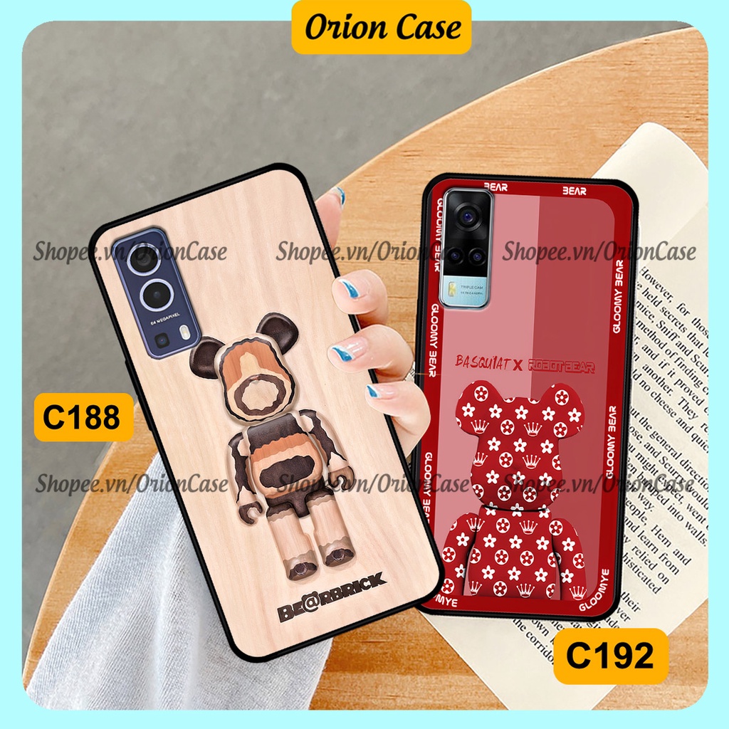 Ốp lưng Vivo Y51 2020 - Y53s - Y72 5G in hình bearbrick 3D thời trang, cá tính. ốp chống sốc, bền đẹp