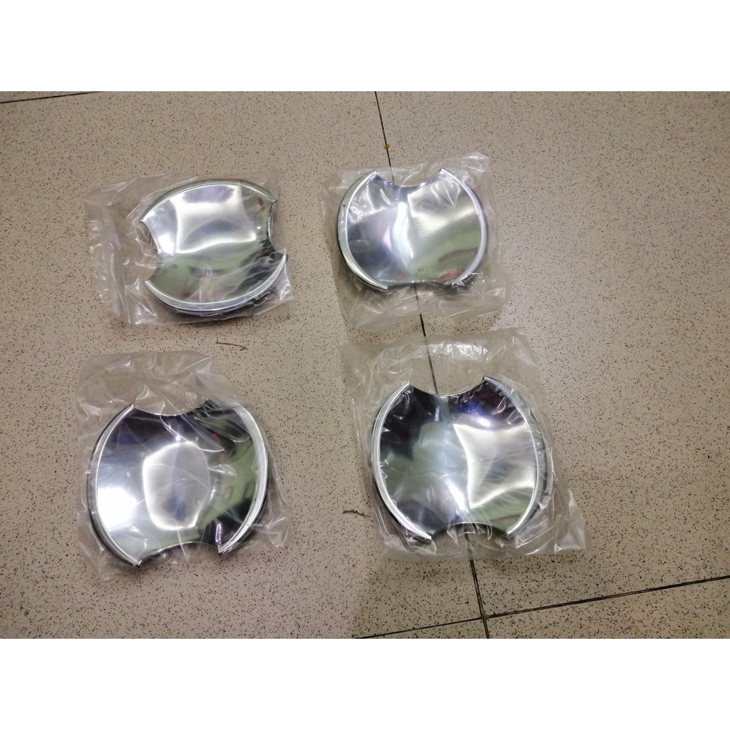 Bộ 4 Ốp hõm cửa Tròn mạ Crom xe Honda Civic form 2006 đến 2012