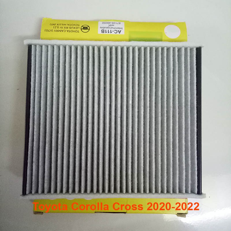 Lọc gió điều hòa AC111J dành cho Toyota Corolla Cross 2020, 2021, 2022 87139-F4020 JS Asakashi
