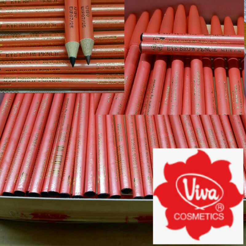 (hàng Mới Về) Bút Chì Kẻ Lông Mày Màu Nâu / Đen Viva | BigBuy360 - bigbuy360.vn