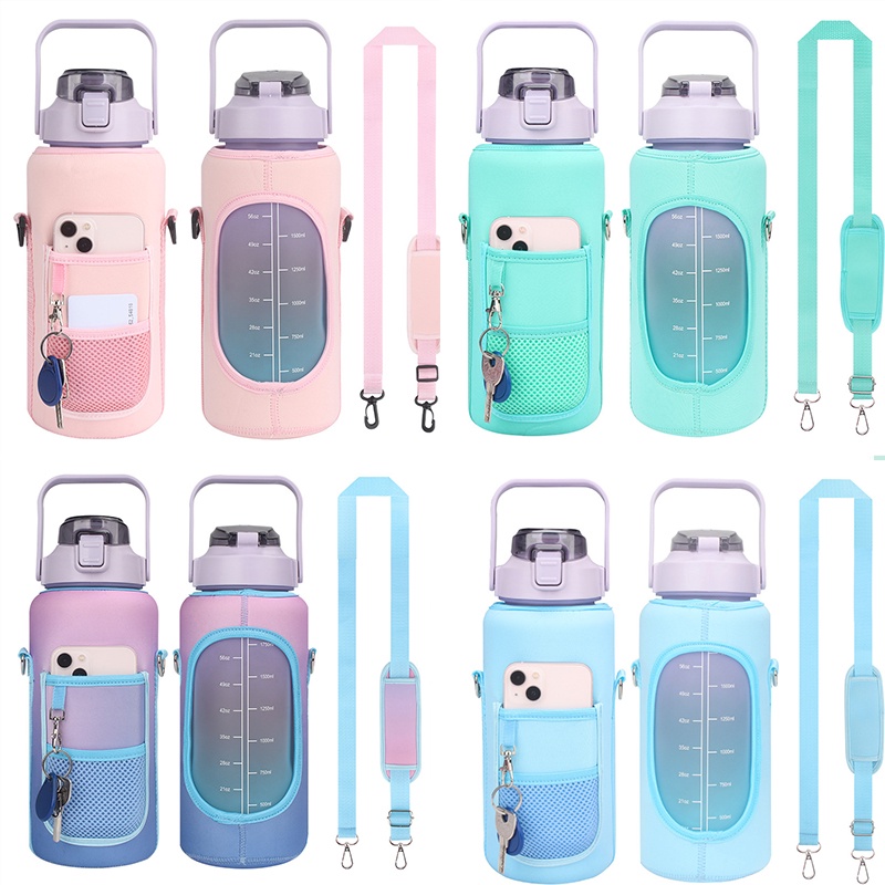 Bình Nước Giữ Nhiệt 2L Có Dây Đeo Vai Tiện Dụng