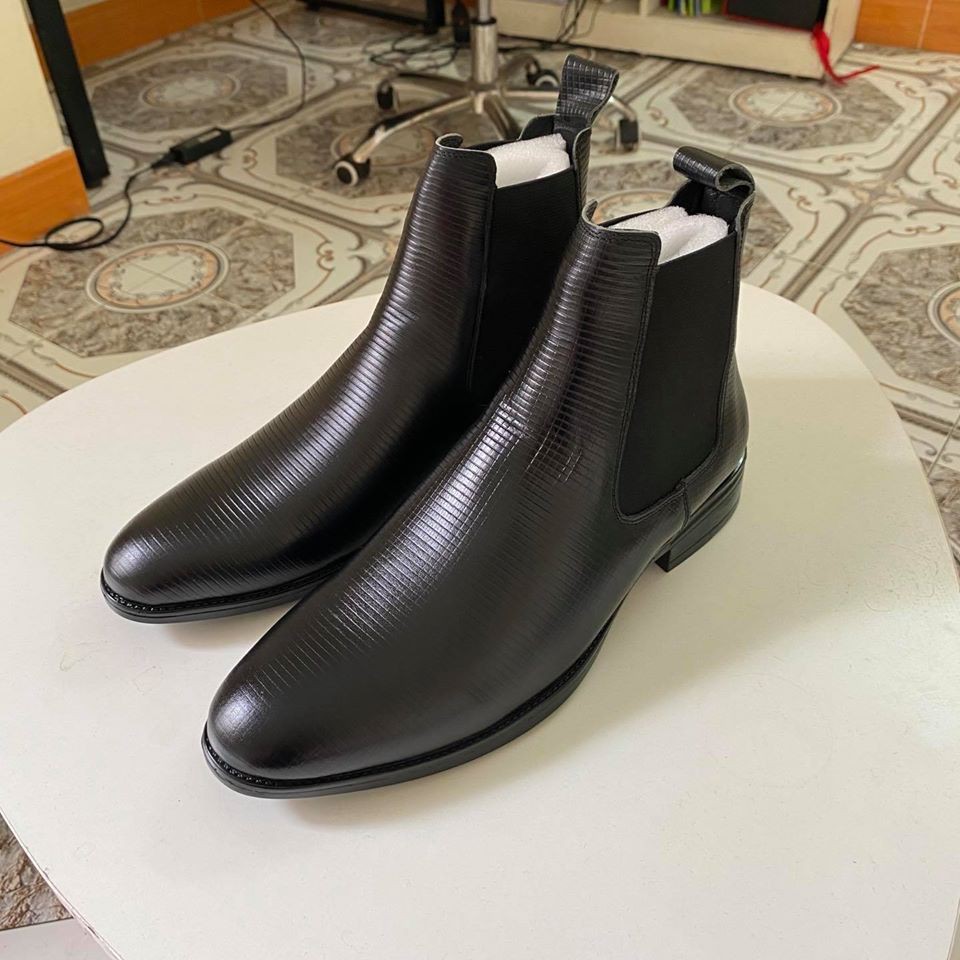 GIÀY ChelseaBoot DA BÒ DẬP VÂN | BigBuy360 - bigbuy360.vn