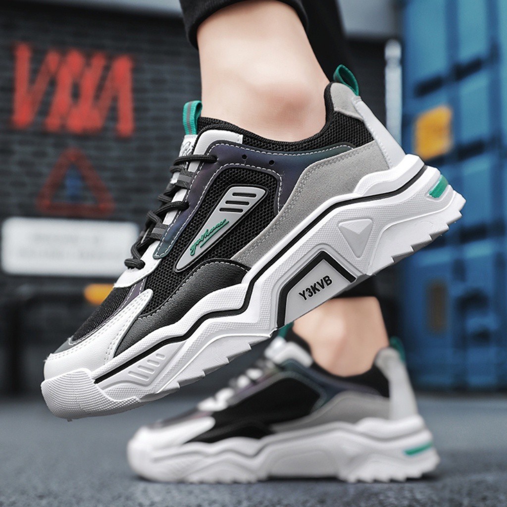 Giày nam thể thao Y3KVB phối màu nổi bật phong cách thời trang