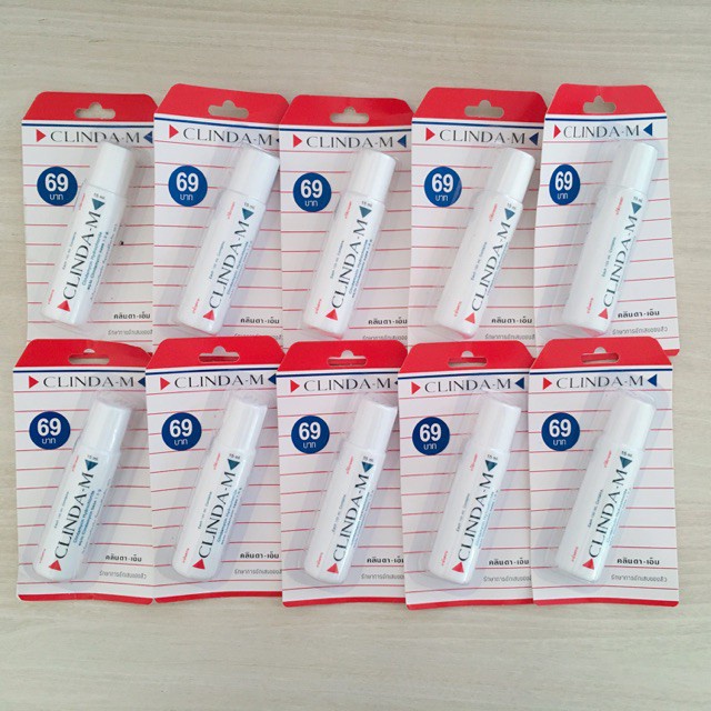 Gel Chấm Các Loại Mụn Clinda-M Thái Lan