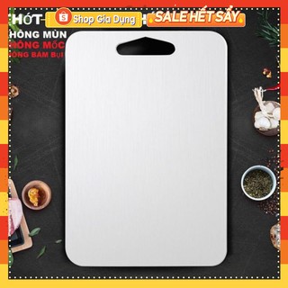 [2] Thớt Inox 304 Kháng Khuẩn Cừờng Lực- Vệ Sinh Dễ Dàng- Rã Đông Nhanh - Chống Ẩm Mốc - Không Xước Dăm- Không Mùn Gỗ