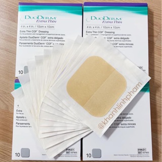 Miếng dán mụn DuoDerm extra thin 10x10cm (nguyên hộp)