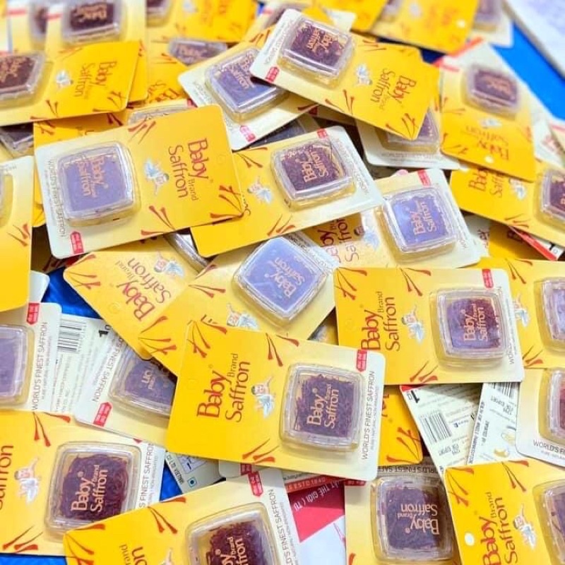 Saffron, nhuỵ hoa nghệ tây BABY SAFFRON Ấn Độ nhập khẩu CHÍNH HÃNG, loại 1gr | BigBuy360 - bigbuy360.vn