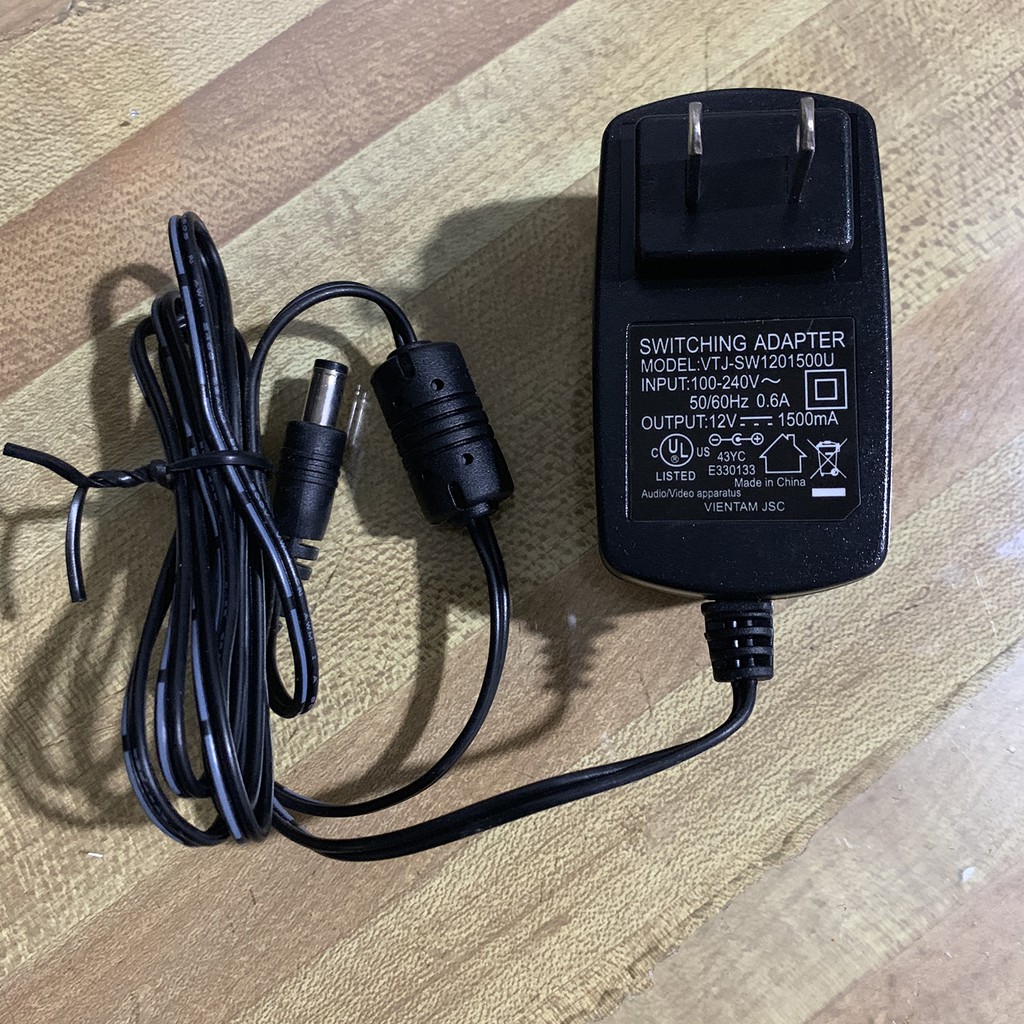 Bộ nguồn Vientam 12V-1.5A chính hãng mới có đèn báo