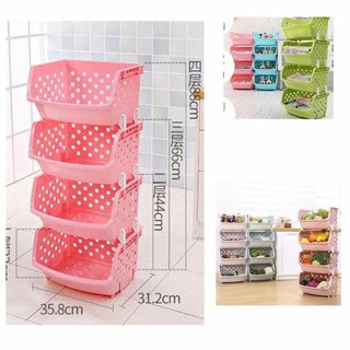 KỆ RỔ NHỰA 4 TẦNG ĐA NĂNG