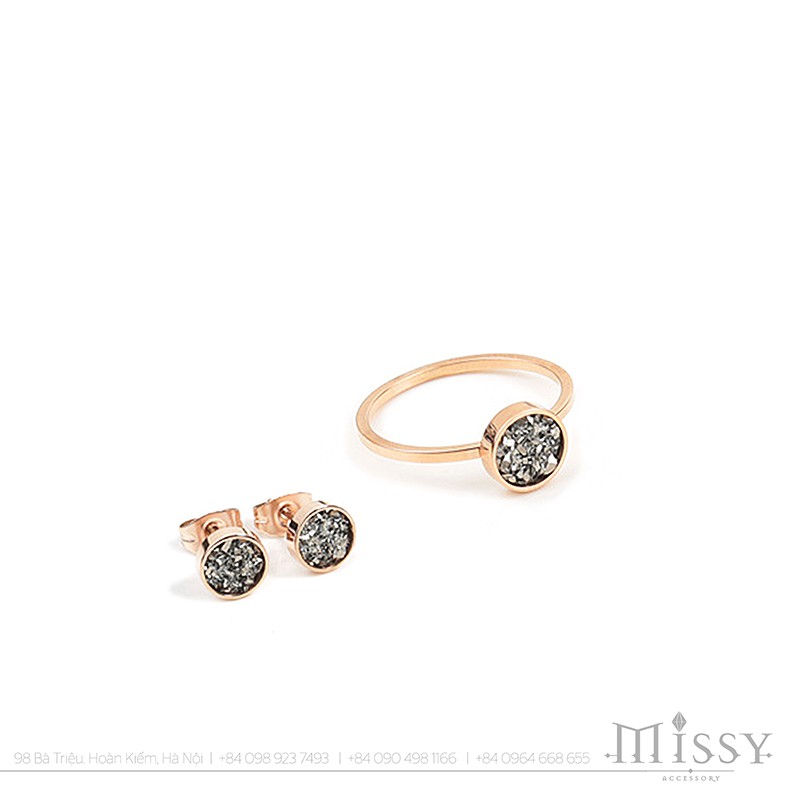 Nhẫn Jestina Sphalerite Stone